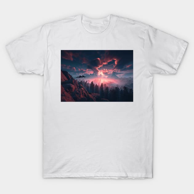 Horizon T-Shirt by TeEmporium